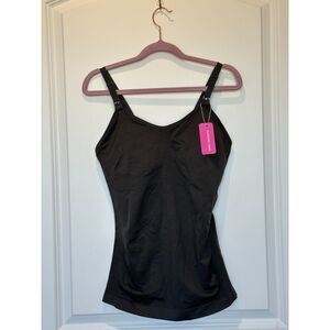 NWT Nursing Tank Top Camisole Dark Gray Size Mediuim